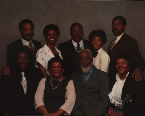 Arthur Hill Jr, Mother Helen Davis Hill & Father Arthur Hill, Bessie Mae Hill,				  Clifton Bernard Hill, Patricia Ann Hill, Algie Purnell Hill, Margaret Hill, Clyde Joseph Hill
